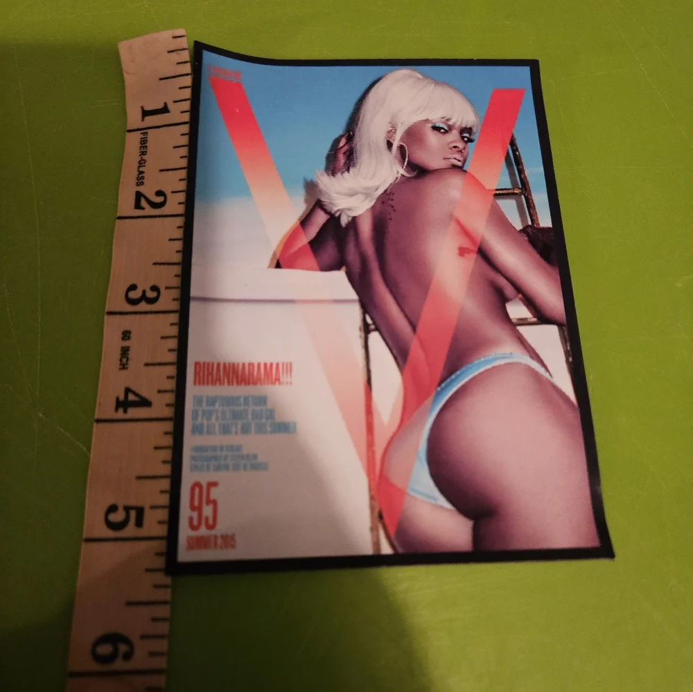 V Magazine Cover Rihanna Refrigerator Magnet